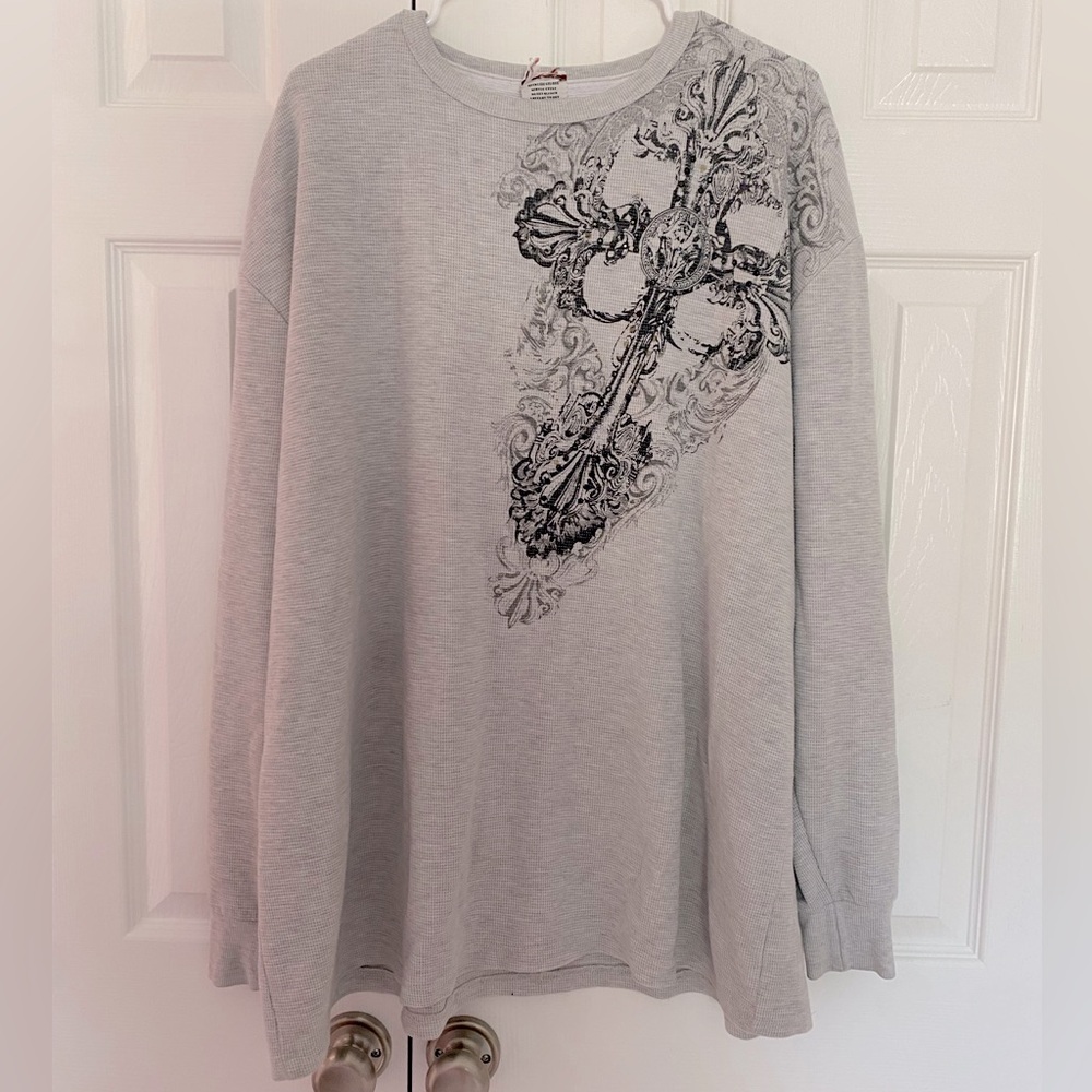 Indigo Thermal Crewneck